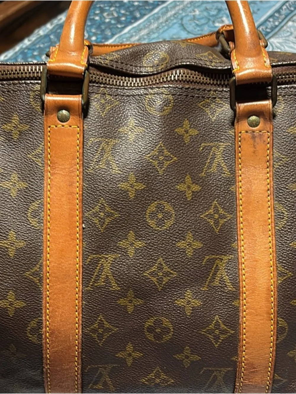 Louis Vuitton Monogram Canvas Duffel in Brown and Tan